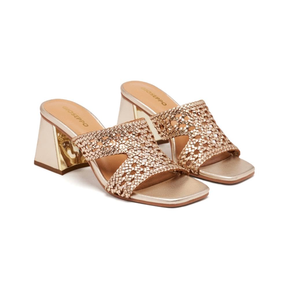GIOSEPPO Women's Kewaunee Sandal, Platinum, 6 UK