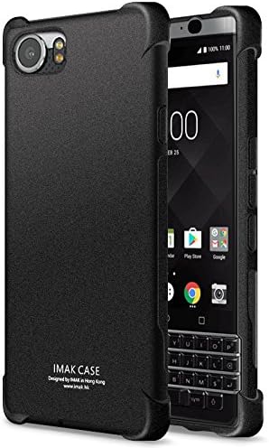 Case for BlackBerry KEYone (Mercury /DTEK70) + Anti-Explosion Screen Protector, Soft Gel Matte Cover [Reinforced Corners] [Shock Absorption] [Non Slip Grip] Full Protection Flexible Rubber Bumper