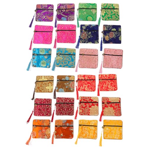24 Bolsas para joyería de brocado elegantes saquitos de regalo para bodas y recuerdos