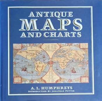 Hardcover Antique Maps and Charts Book