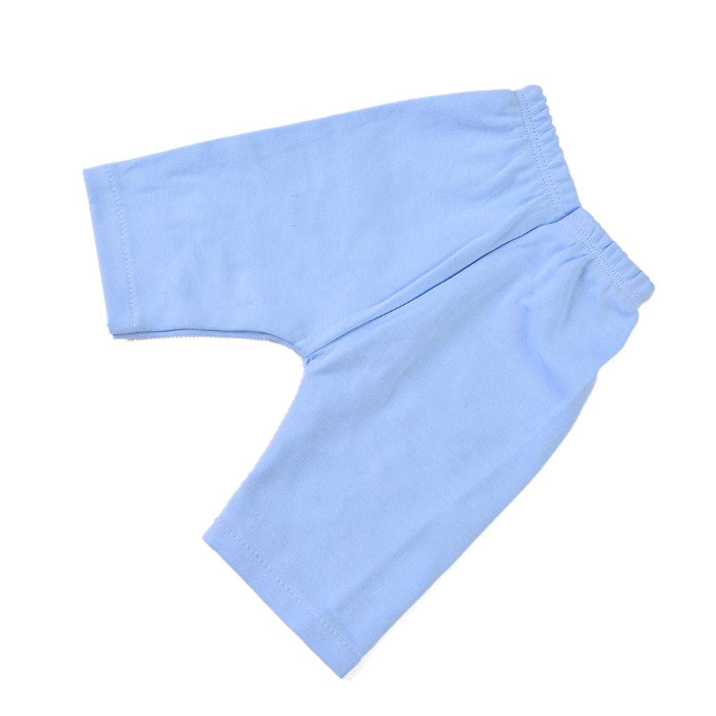Puppenkleidung (2 Stück): Blauer Strampler, Lätzchen Und Mütze – 5 Teiliges Outfit für Neugeborene
