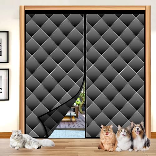 Magnetic Thermal Insulated Door Screen, Sunmoxia Upgraded Oxford Cloth with