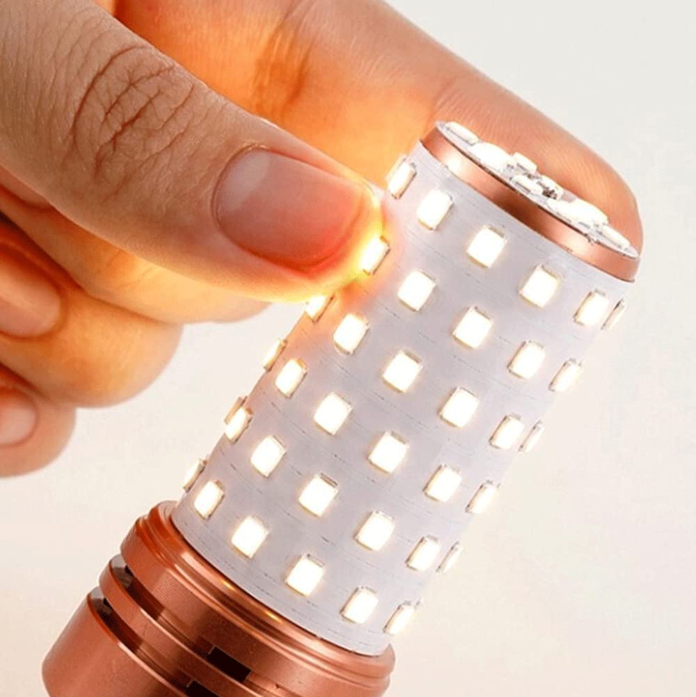 10er-Pack LED-Glühbirnen, Tageslichtweiß, warmes Licht, E27-LED-Mais-Glühbirne mit mittlerem Sockel für den Außenbereich, Indoor, Garage, Lager, Fabrik, Werkstatt, Straße, Hinterhof