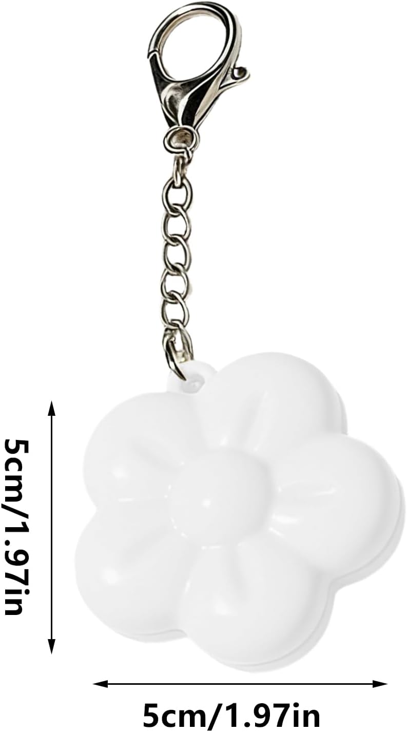 Handbag Light Flower Shape Rechargeable Cute Lamp Keychain image 5