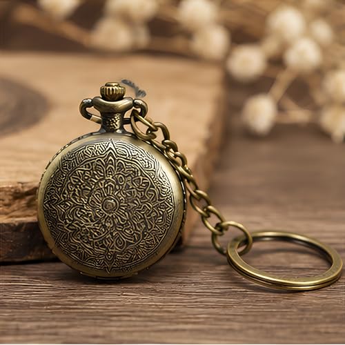 Image of Antique Bronze Pocket Premium Vintage Theme Metallic Home Key Chain & Key Rings | Best Gift for Men, Woman, Boys & Girls on their Special Occassions