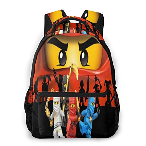 Lsjuee Ninj ago Mochila unisex elegante para niños de viaje para niñas