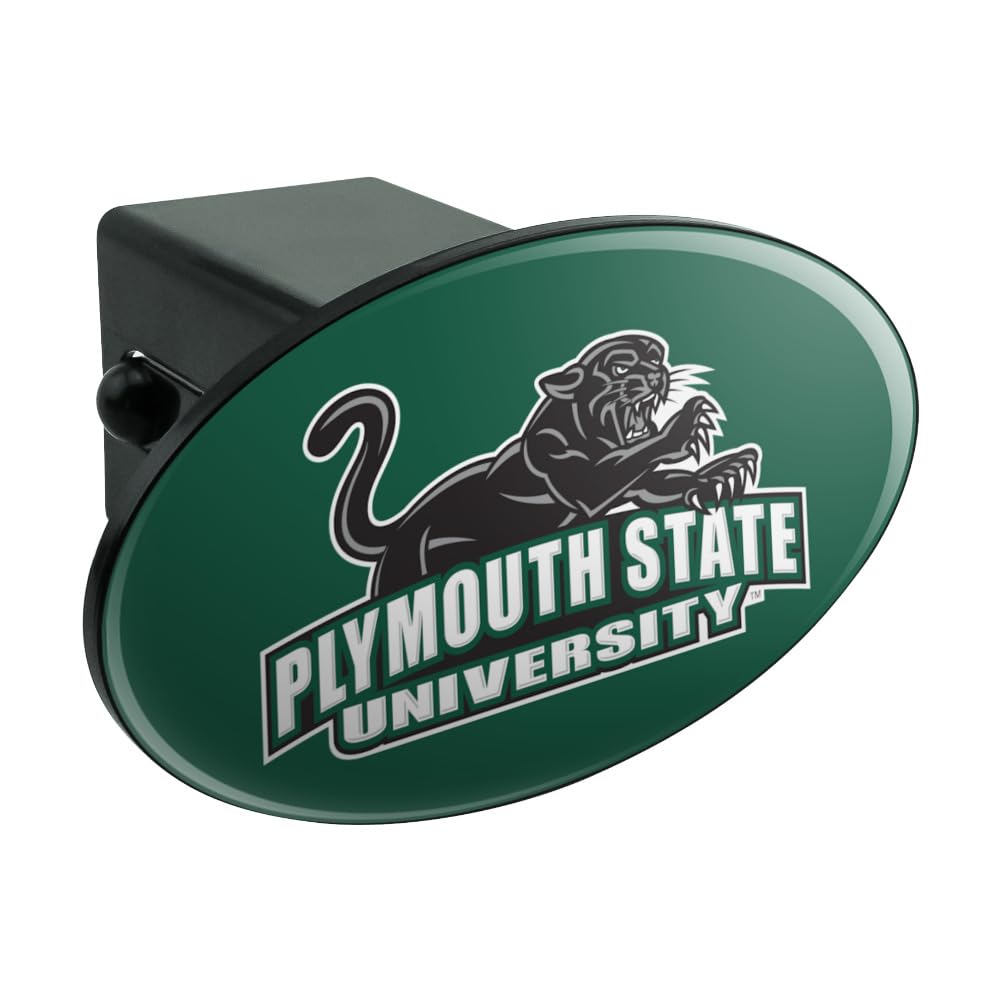 Graphics & More Plymouth State University Primary Logo Oval Tow Hitch Cover Trailer Plug Insert 2