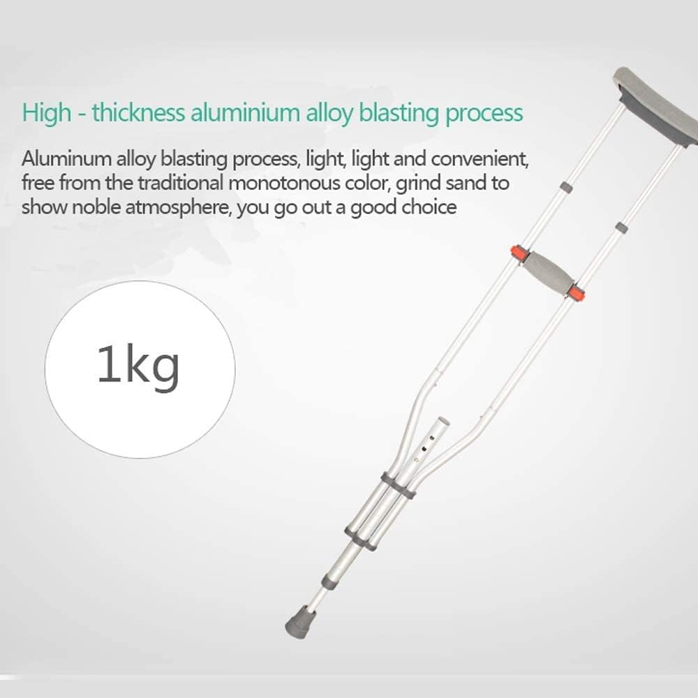 Crutches for Adults Underarm Underarm Crutches for Adjustable Adjustable Crutches Foldable Lightweight muFunction Telescopic Crutch NO2 for Adults and Teenager Great for Travel or Work