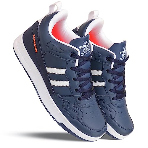 Bersache Lightweight Sports Shoes Sole | Comfortable Outdoor, Casual, Walking, Gym, Training, Trekking and Hiking Shoes for Men