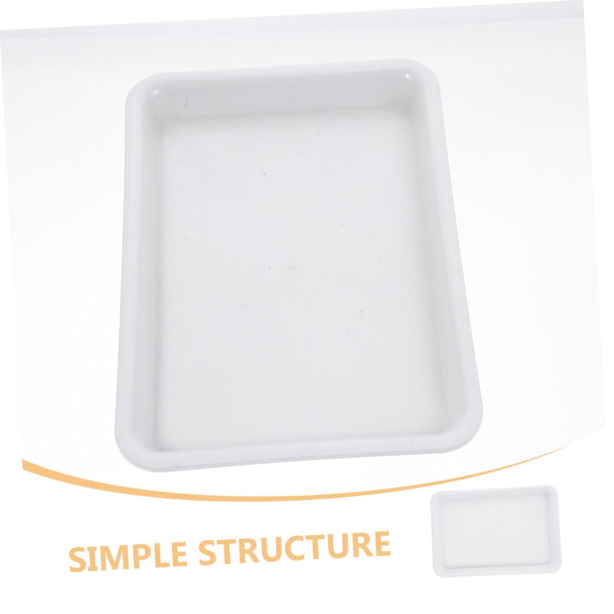 GALPADA 6 Bandejas Rectangulares para Macetas de Plantas, Bandejas de Goteo Reutilizables de PP, Resistentes Jardinería, Ideales para Bonsáis y Cultivo Interior