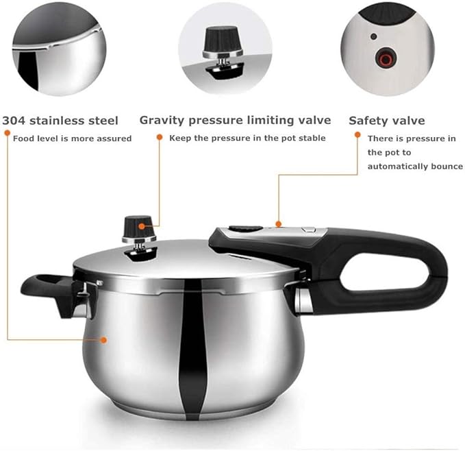 Olla a Presión Acero Inoxidable 10L PNAWLLCF miniatura 4
