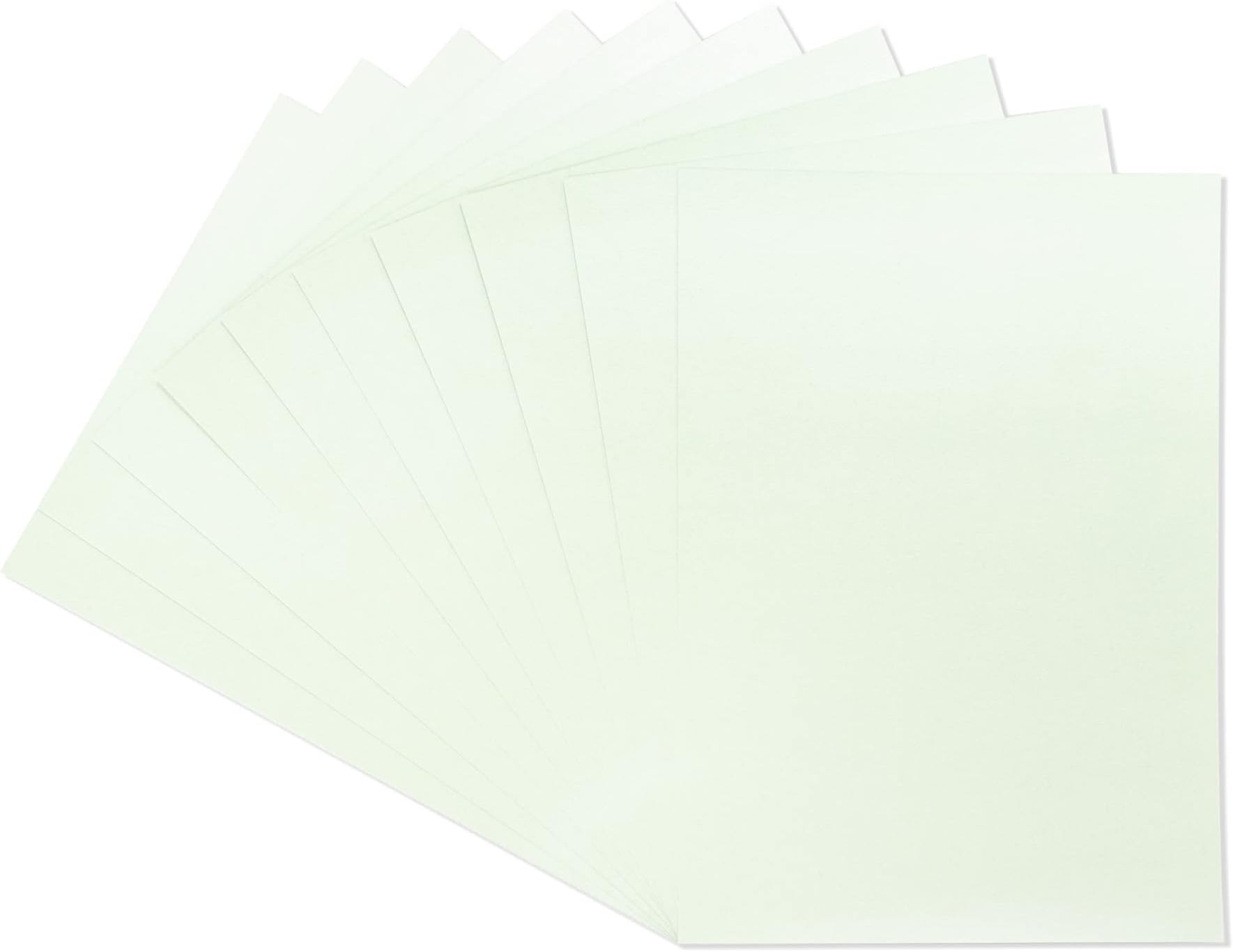 Crafter's Companion A4 Coloured Single Sided Mint – 310GSM (10 Sheet Pack) -Perfect for Arts and Crafts, Printing, Card Bases & Folding-Centura Pearl, cardstock