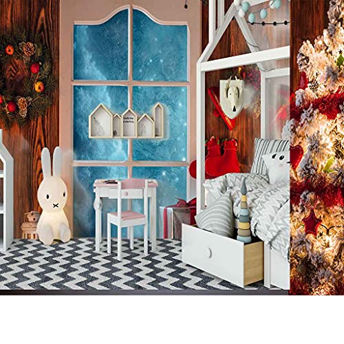 Papier peint mural 3D Noël auto-adhésif et lessivable de grand format 400x280 cm - 3