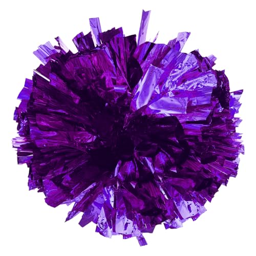 Disfraz de animadora para niña 10 años morado miniatura 2