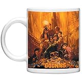 Tasse de 300 ml Goonies Mug avec affiche du film Goonies Never Die Goonies Souvenir du film des années 80 Paresseux Bouche de Données Rétro Vintage