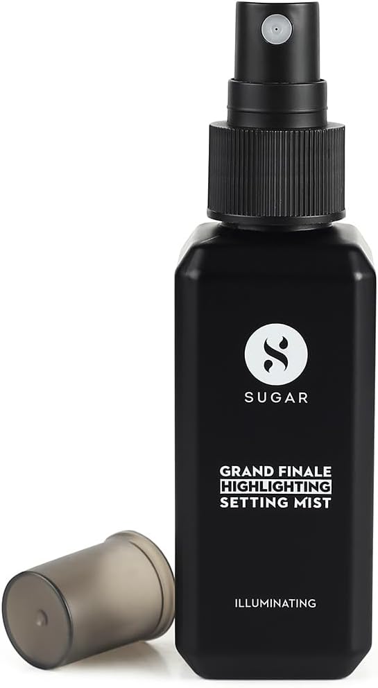 SUGAR Cosmetics - Grand Finale - Highlighting Setting Mist - 50 ml - 2-in-1 Setting Mist - For Longlasting Makeup and Sun Protection - Paraben Free