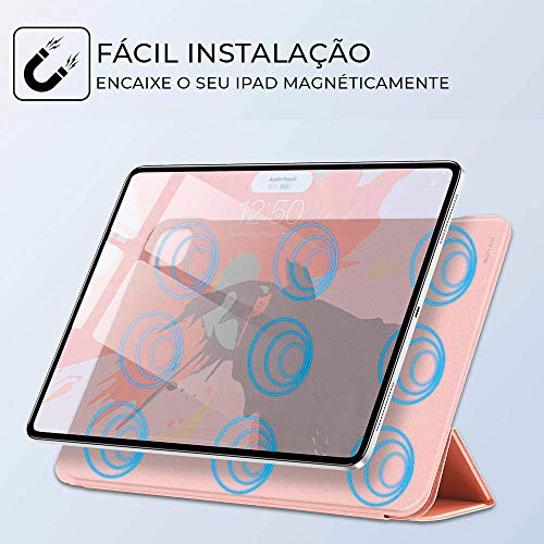 Capa iPad Pro 11'' Magnética WB - Ultra Slim com Alça Rosa