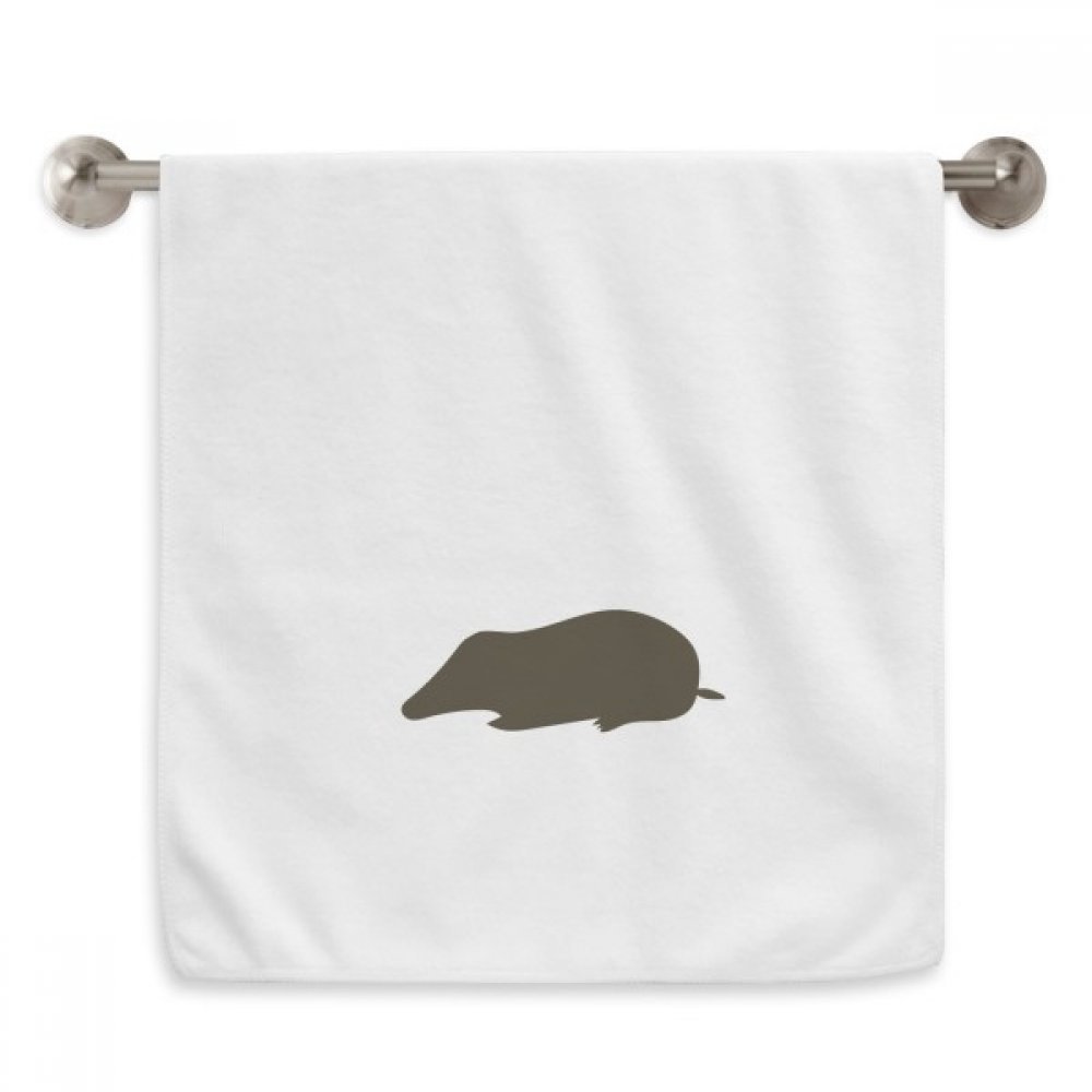 Serviette débarbouillette motif taupe pour un rituel beauté cocooning