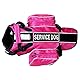 Haoyueer Service Hunderucksack, abnehmbare Satteltaschen mit Label-Patches, Größe M für einen Umfang von 50,8–61 cm, Hot Pink