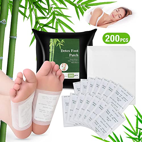 Detox-Fußpflaster NUZEKY 200 Stück zur Entgiftung