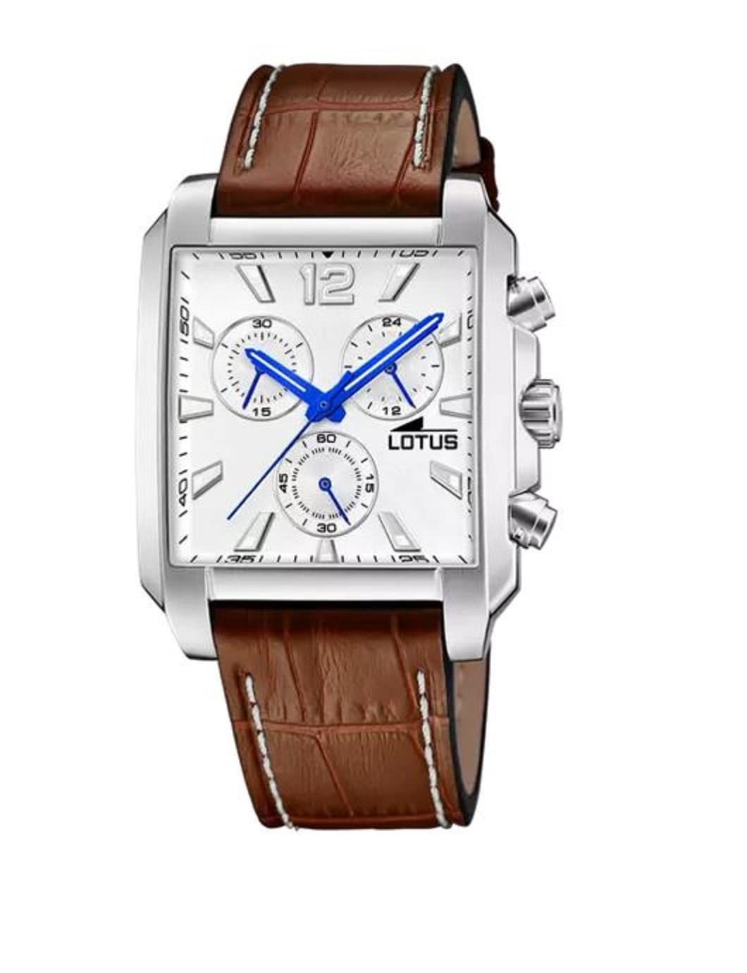 Orologio Lotus 18403/E blanco cinghia pelle, uomo