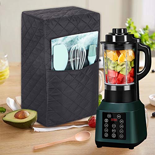 Kitchen Blender Covers, Quilted Polyester Cover Compatible with Ninja 1000 Watt Professional Blender, Protector Cover for Blender Appliance, Gift for Mother 9"x7"x16.5"