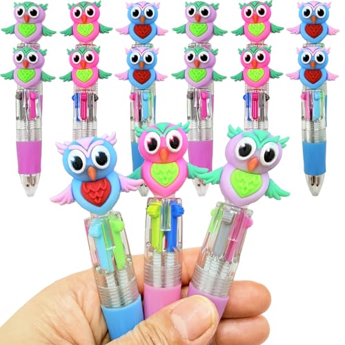 Finpletai Mini Parrot Multicolor Pen in One 4-in-1 Bulk Writing