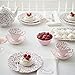 Royal Albert Rose Confetti Teacup & Saucer Set
