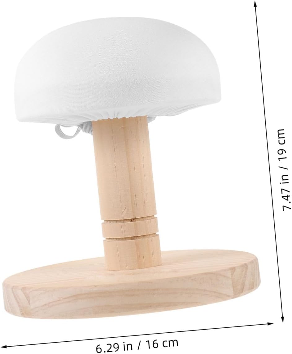 Small Practical Ironing Stool with Stable Bracket Compact Ironing Board for Clothes Shoulders Sleeves and Curved Areas Household Use Easy Storage and Material