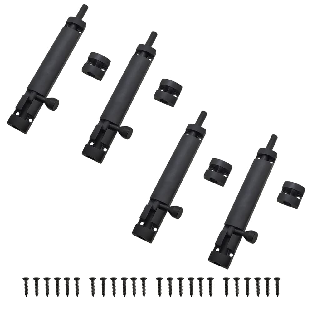 Volo Premium Zaylo Tower Bolt 18 inch, Tower Bolt/Door Latch/kundi/chitakni/Chitkini (Black Matt Finish, Pack of 4 Pieces) (B0BCW5746N) Amazon Price History, Amazon Price Tracker