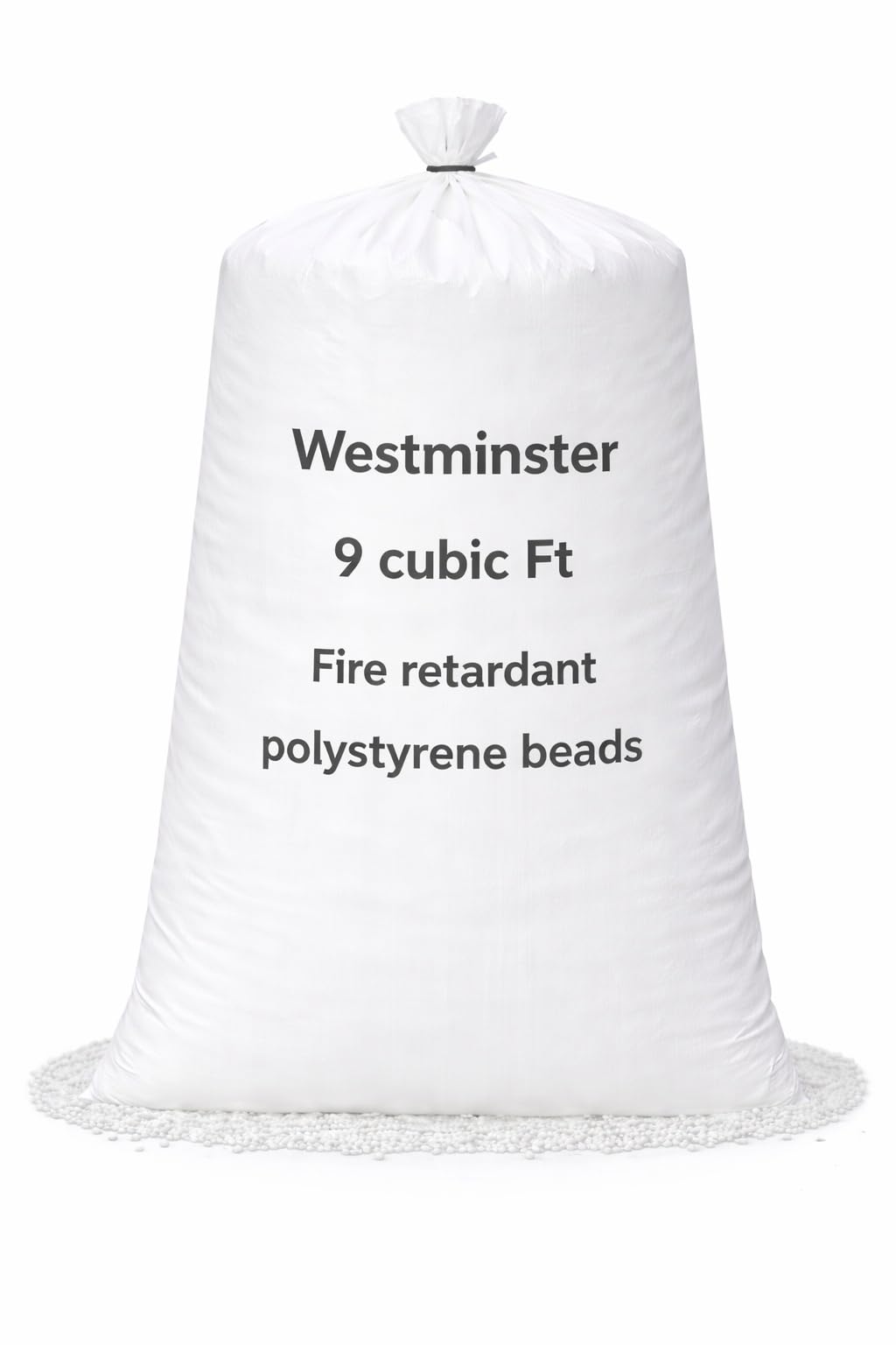 Bean Bag Filling Refill Booster Polystyrene Extra Beads Top Up Bag Beans Balls Various Sizes (9 Cubic Feet)