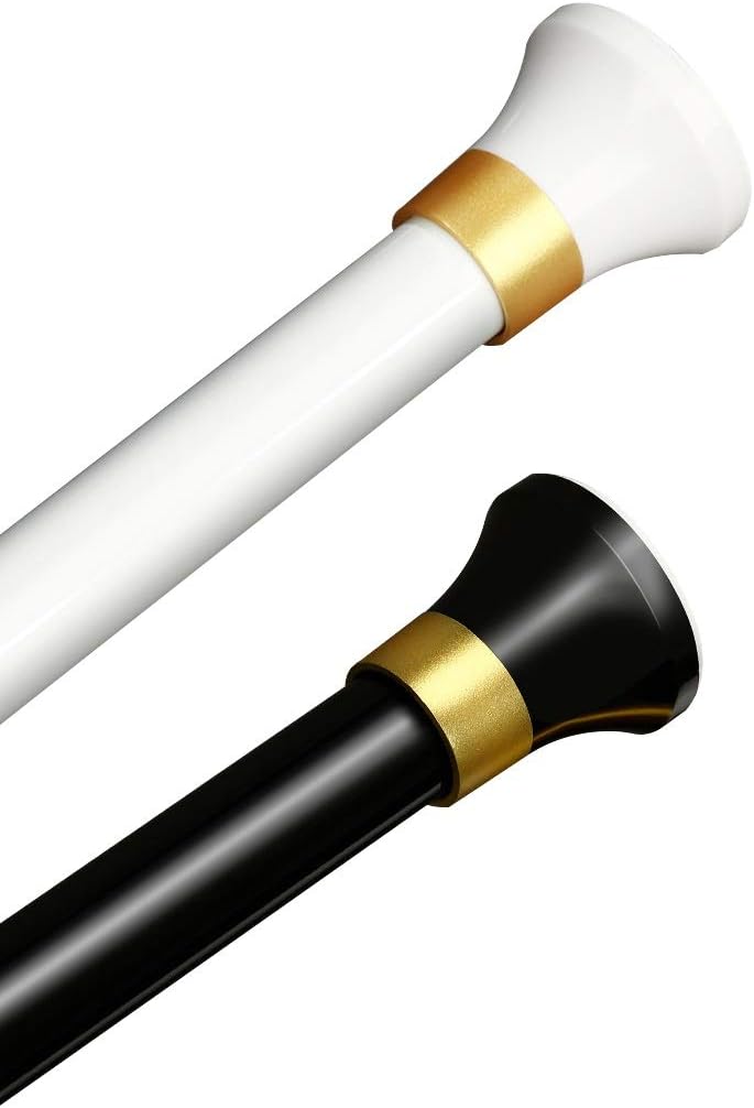 Tension Rod Shower Rail Curtain Poles, Telescopic Shower Curtain Pole，Non-Slip, Tension Curtain Rods, Non-Slip, Tension Curtain Rods modern Shower Curtain Rods