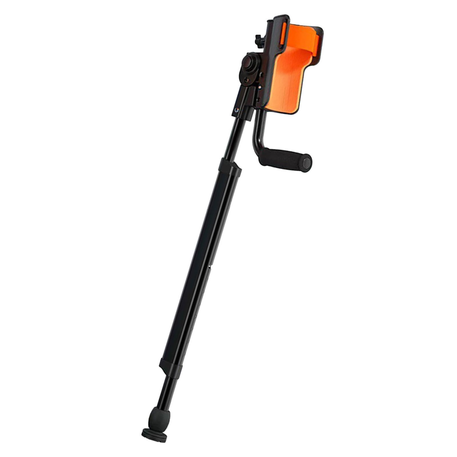 POPETPOP Muletas para Antebrazo Ajustables de 3 Ángulos Plegables para Adultos con Soporte Ergonómico y Material Ligero de Aleación de Aluminio para Uso en Exteriores y Viajes