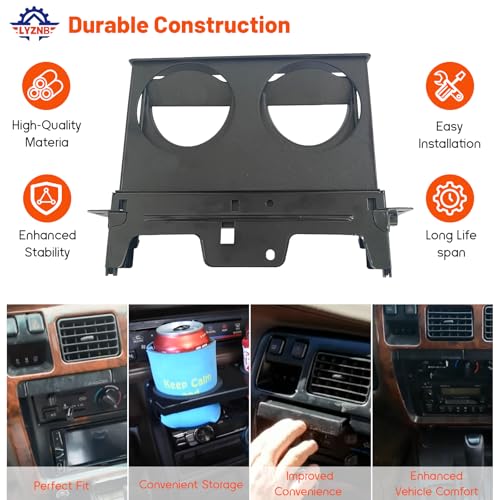 Portavasos doble deslizante para Toyota 4Runner 1989-1995 miniatura 3