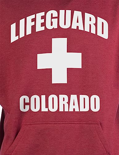 Lifeguard | Red Unisex Uniform Fleece Hoody Sweatshirt Hoodie Sweater Men Women4