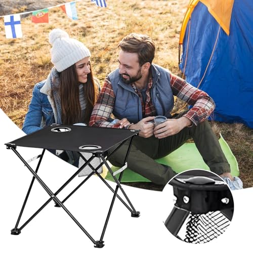 Table de camping pliante stable pour cuisiner en extérieur facilement