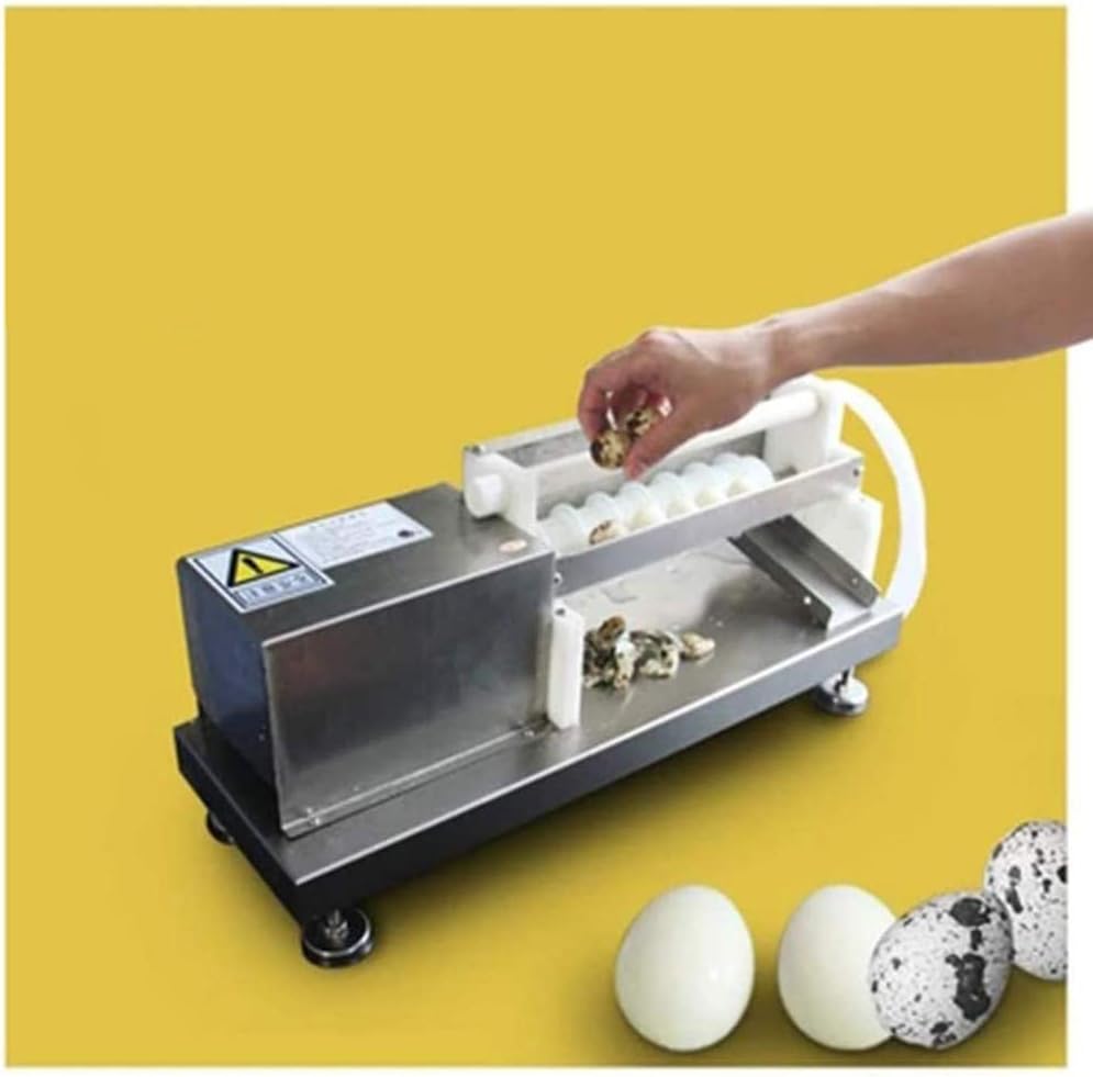 WOWGOGO 110v Automatic Quail Egg Peeler Huller Electric Egg