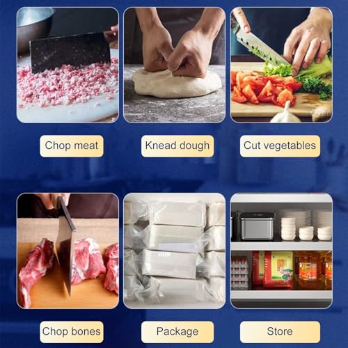 Tavolo da Preparazione, Tavolo da Preparazione Resistente Interamente in Acciaio Inox con ripiano Inferiore Regolabile e alzatina angolare - Tavolo da Lavoro Durevole per Cucina, Ristorante