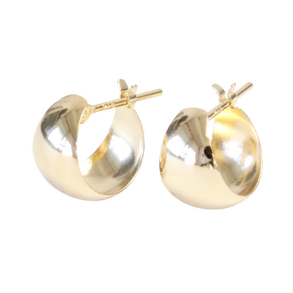 Amazon | 【ジュエリーエクセレンテ】フープピアス 7mm×10mm