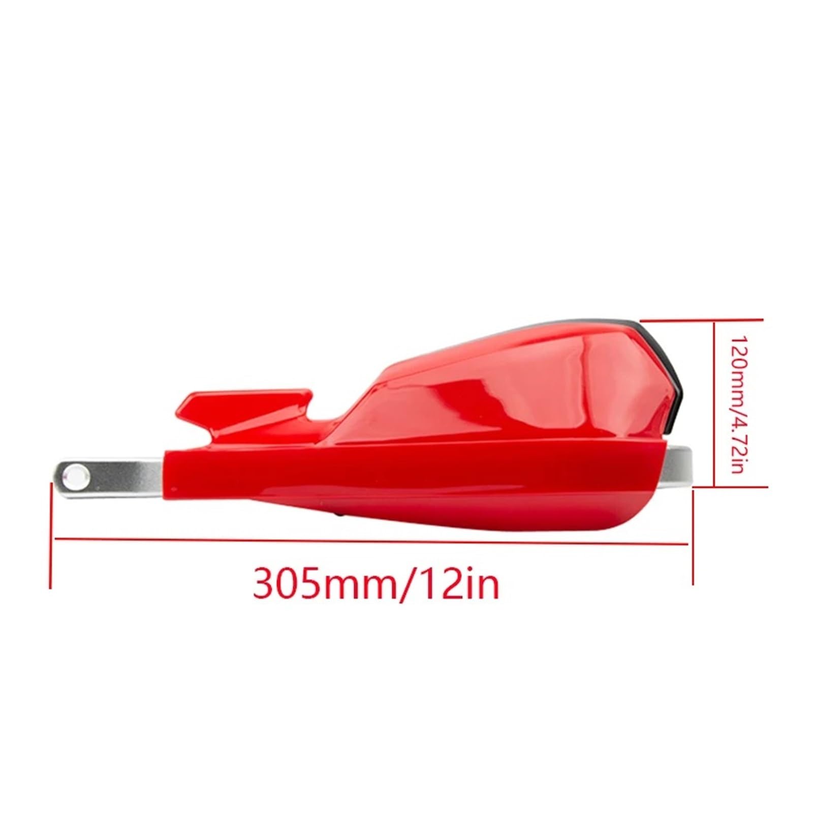 Protection Main Moto Guidon Pour SUZUKI Pour YZ Dirt Bike ATV Protège-mains Moto Hors Route Accessoires Motos Protège-mains Anti-étui(Red)