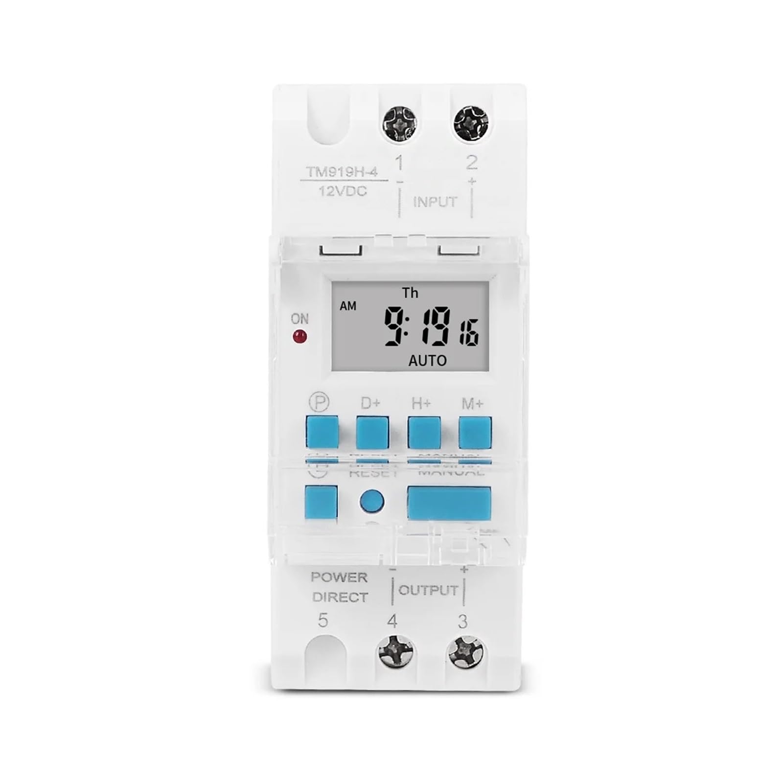 Temporizador electrónico programable semanal de 7 días con Control de Tiempo, relé de Cuenta Regresiva Digital de 16 A, 85-265 V CA, 12 V(12VAC)