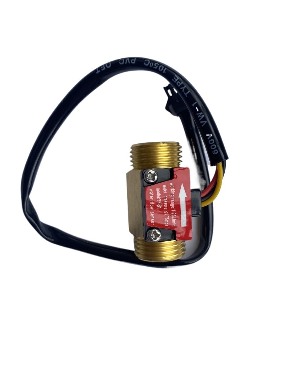 1 sensor de flujo Hall de latón, sensor de flujo de agua, caudalímetro, control, sensor de líquido, interruptor(DN80)