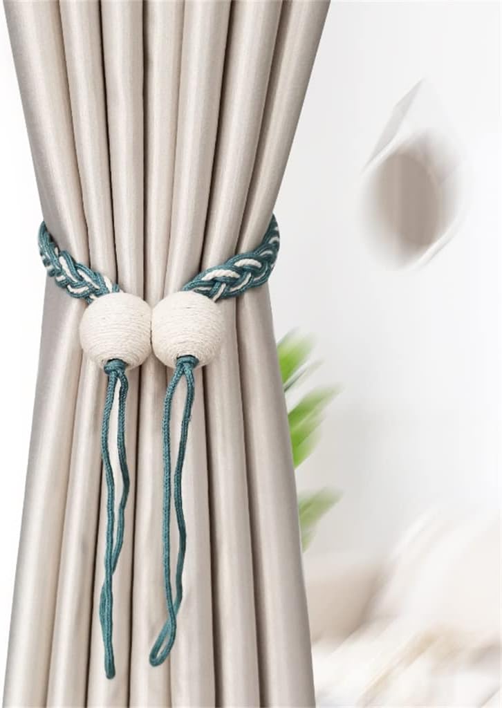 FMURY Magnet Curtain Buckle Curtain Clip Free Punching Binding Curtain Jewelry with Curtains