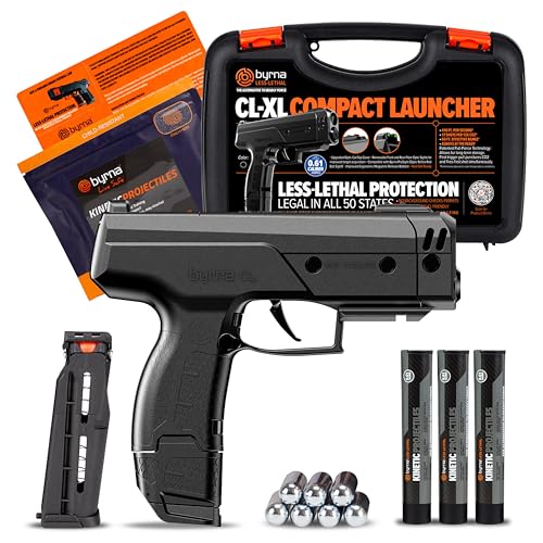 Image of Byrna CL-XL [Compact Launcher XL] Kinetic Launcher Ultimate Bundle - Non Lethal Kinetic Projectile Launcher, Home & Personal Defense