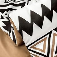 Tyrot King Comforter Set – 3 Piece Brown Boho Aztec Bedding, Western Southwestern Style Comforter Sets, Soft Lightweight Comforter for All Seasons, 1 Comforter & 2 Pillow Shams — image 6