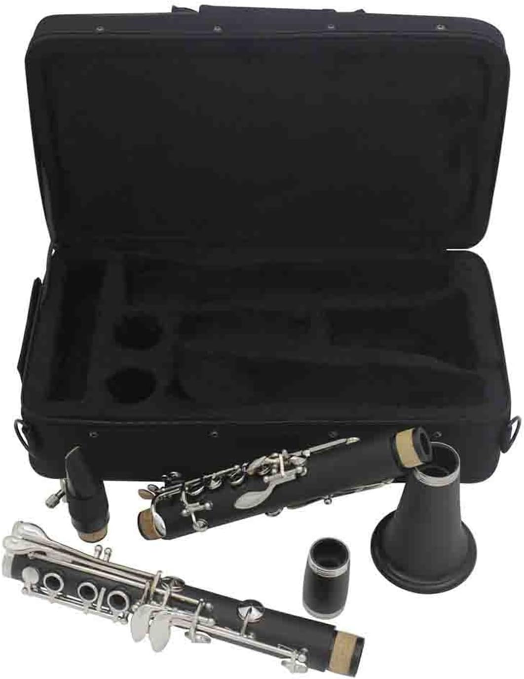 Clarinet B Flat Bakelite Solid 17 Keys Beginner Adult Playing Instrument Clarinet Instrument