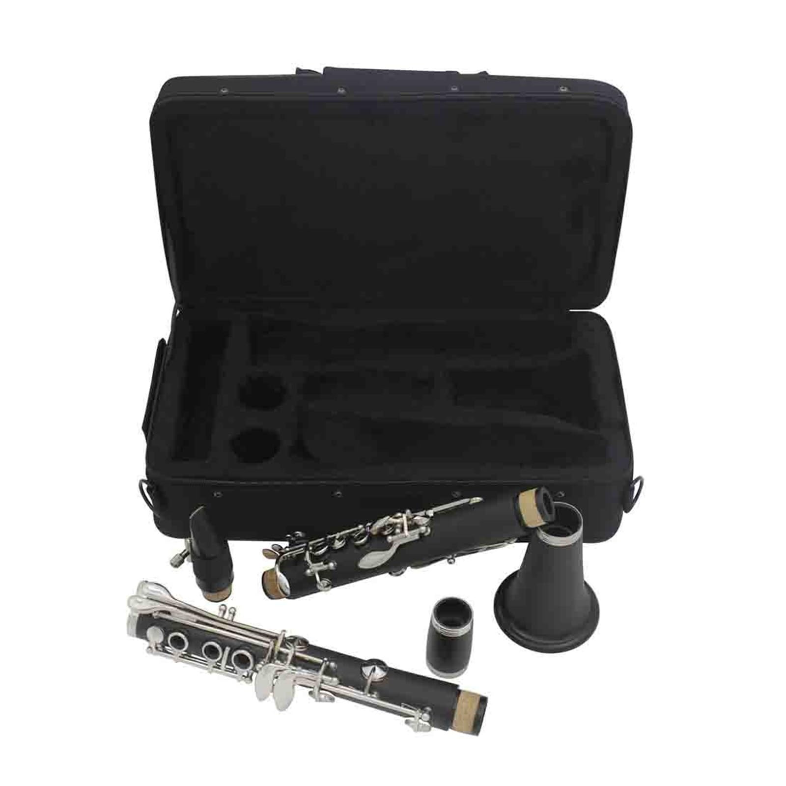 Clarinete En Si Bemol Cuerpo De Baquelita 17 Teclas Instrumento Para Principiantes Y Adultos Instrumento Musical Clarinete Para Adultos