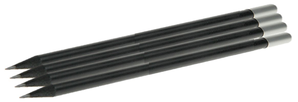 Set of 4 Magnetic Pencils, Black