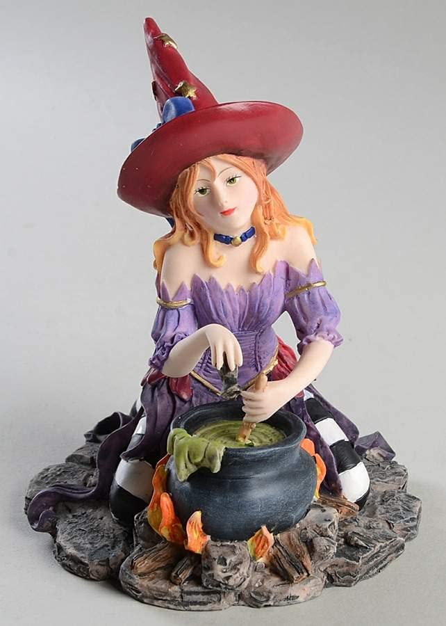 Figurine De sorcière Brew cadeau idéal pour passionnés d'ésotérisme et de sorcellerie