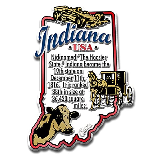 Imán Decorativo de Goma Indiana 2.3 x 3.1 pulgadas